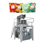 Saco de grânulos automático fornecido máquina de embalagem rotativa para feijão/nozes