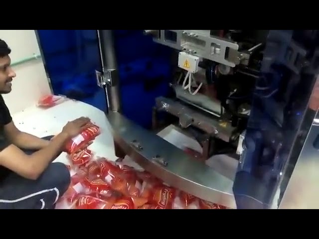 Máquina de embalagem vertical de alta velocidade para vários snacks granulado sementes nozes